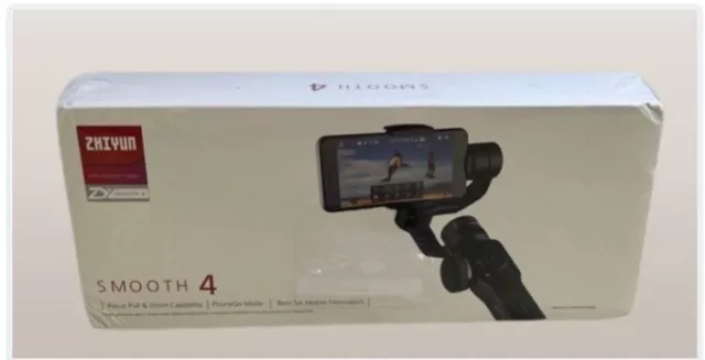 New Zhiyun Smooth 4 Handheld Phone Stabilizer 3-Axis Smartphone Gimbal Sealed