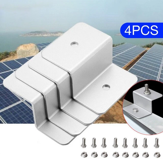 Professional Grade Aluminum Solar Panel Mounting Kit for RV Boat or Yacht