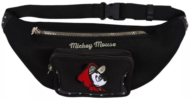 Bolsa riñonera / saquito negro Mickey Mouse Disney