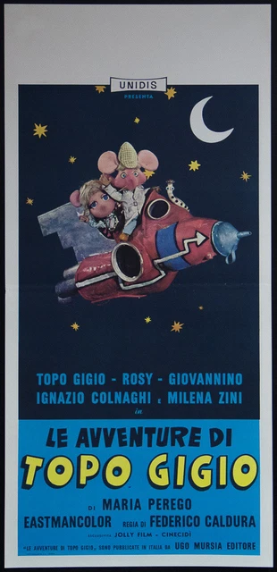 CINEMALOCANDINA LE AVVENTURE DI TOPO GIGIO maria perego, FEDERICO