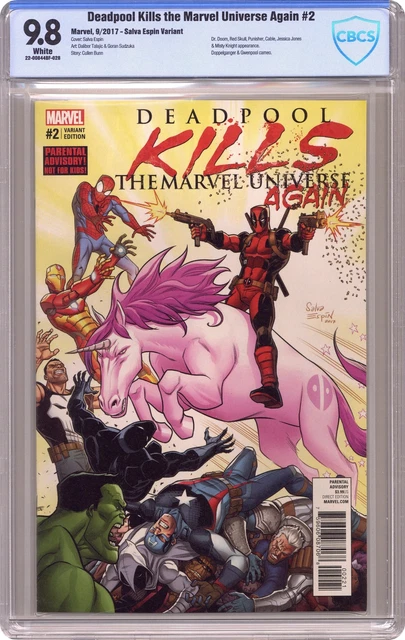 Deadpool Kills the Marvel Universe Again #2B Espin Variant CBCS 9.8 2017