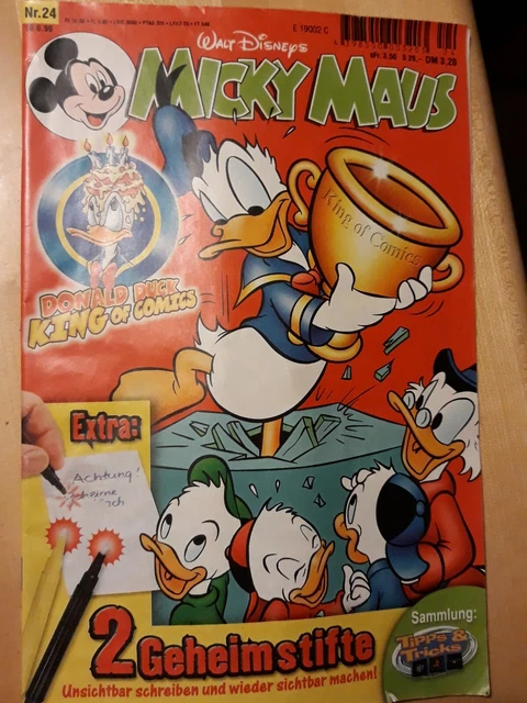 Micky Maus Comicheft Nr. 24/1999 komplett mit allem Orginal
