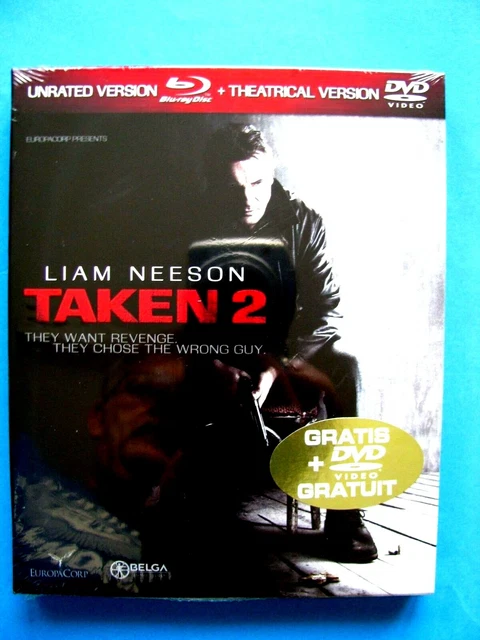 blu-ray Taken 2 Film avec liam neeson - grace maggie - famke janssen - neuf