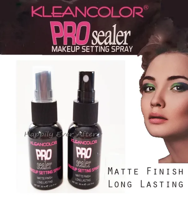 Spray de maquillage - longue durée, FINITION MATE, sans fusion * Kleancolor 2