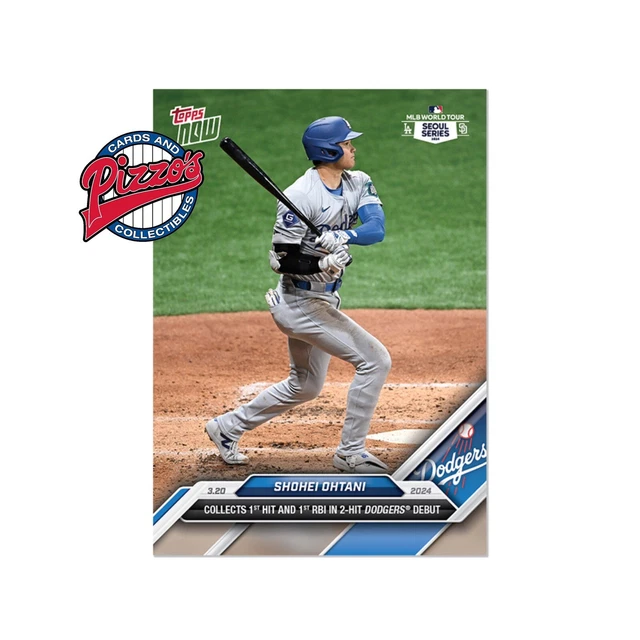 SHOHEI OHTANI DODGERS Debut 2024 MLB TOPPS NOW Card 1 Presale 7.95