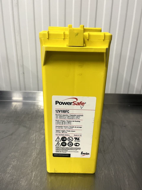 EnerSys PowerSafe  100 F- FC AGM Battery- 100AH - Warranty - Superb - 2020