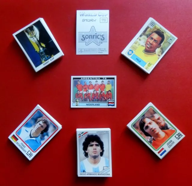 PANINI WORLD CUP STORY / COUPE DU MONDE Stickers pick choice