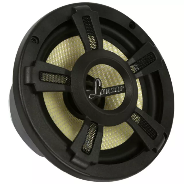 Mid Woofer Lanzar Opti6Pm 220 Watt Rms 16,50 Cm 165 Mm 6,5 Giallo Fibra Di Vetro