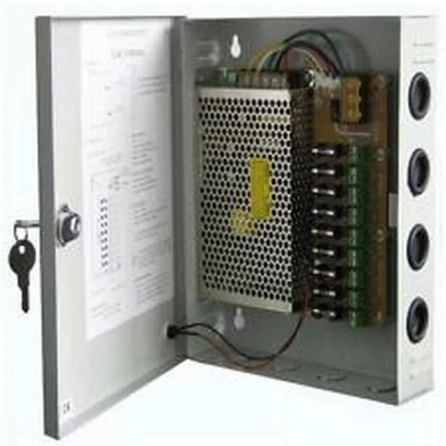 CASSETTA BOX DI Alimentazione Con Funzione UPS 180 Watt 12 Volt 15 A 9 Uscite EUR 59,00 - IT - Foto 5