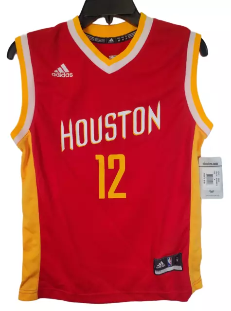 adidas Dwight Howard Houston Rockets #12 Youth NBA Number Shirt Tank Top-Red,Med