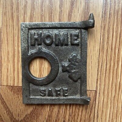 VTG  Home Safe Metal Interior Lock Box Safe Door Post Office Box Brass Part