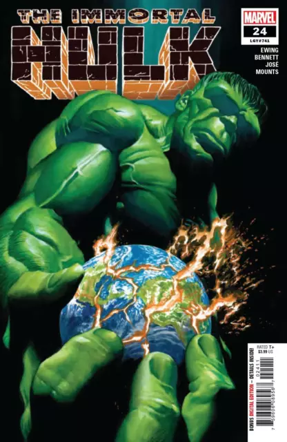 Immortal Hulk #24 1st Print Alex Ross Cover NM (Marvel, 2019)