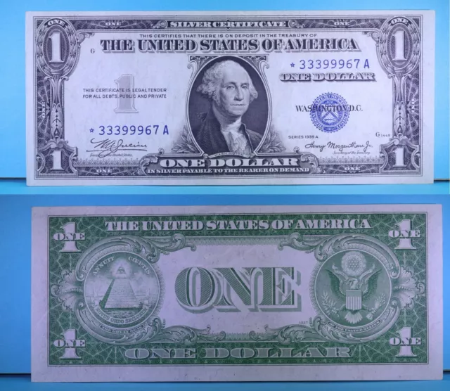 1935A Star Silver Certificate FR 1608* Star Crisp