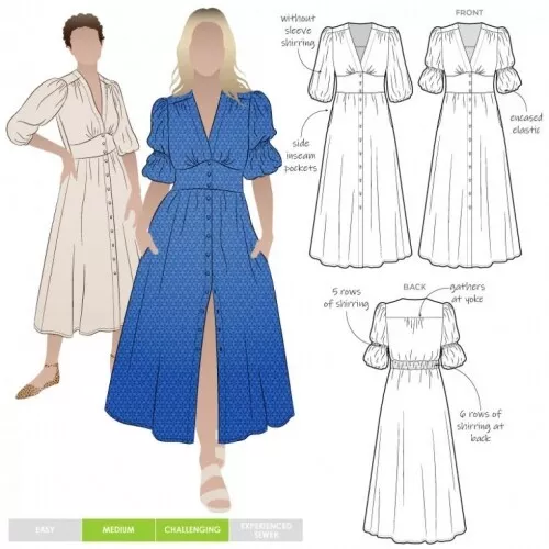 Style Arc Sewing Pattern Belle Dress Women Sizes 4-16