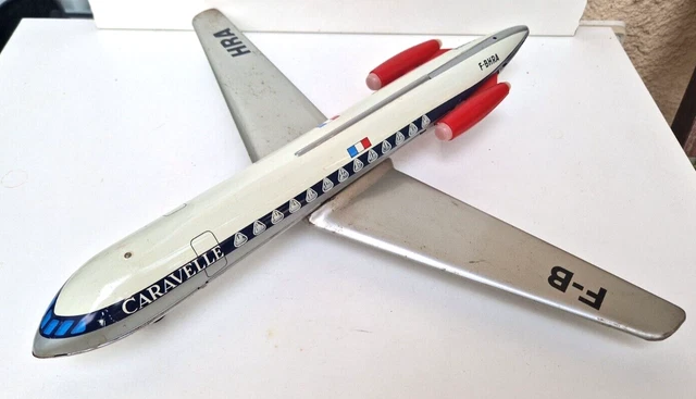 ANCIEN AVION JOUSTRA Caravelle Savoie F-BHRA Tôle Friction EUR 40,00 - FR