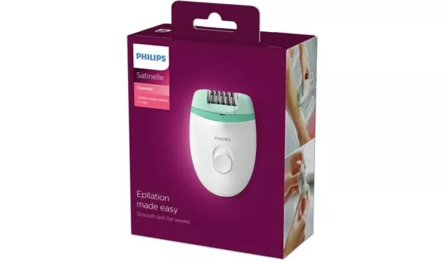 Philips Satinelle Essential Corded Compact Epilator 💃 - BRE224/00