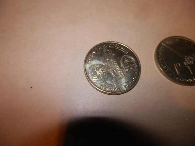 -- lot de 3  MEDAILLES JETON MONNAIE DE PARIS -- 02380 COUCY-LE-CHÂTEAU 3