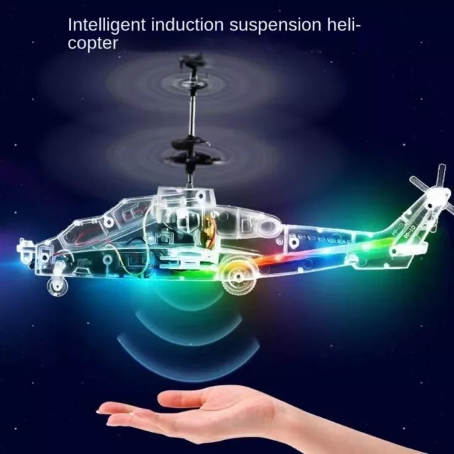 Red Blue Infrared Sensor Aircraft Helicopter Remote Control Drone  Boys Girls
