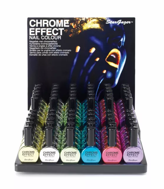 Stargazer Chrom Effekt Metallic Farbe Nagellack Glanz Oberfläche 10ml 2