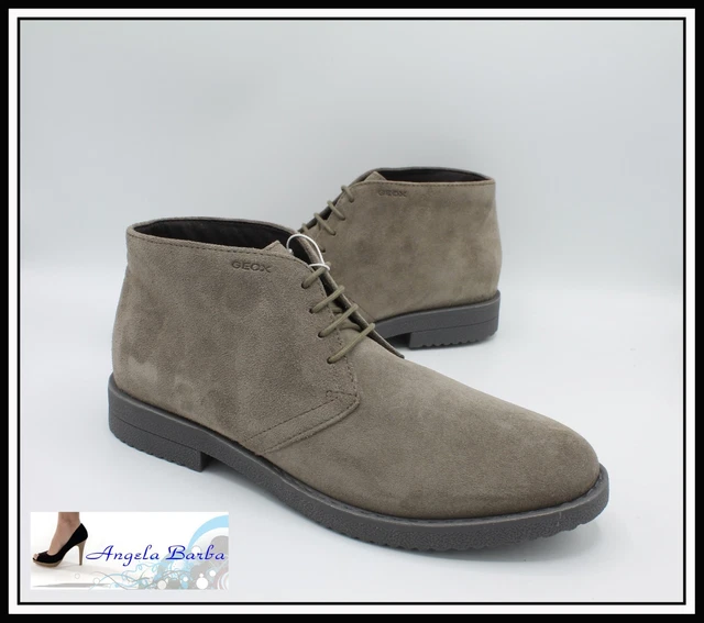 SCARPE DA UOMO Geox Polacchine in Camoscio con Casual EUR 69,90 - PicClick