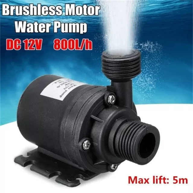 Brushless Water Pump Fountain Pump Multi-Stage Impeller Solar Panel