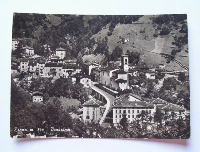 Cartolina Branzi ( Bergamo ) - Panorama 1950 ca.