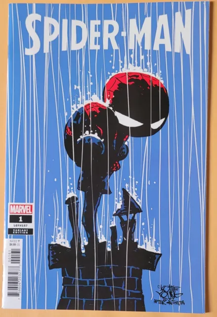 Spider-Man #1, 2022 - Marvel Comics - SKOTTIE YOUNG VARIANT - HIGH GRADE