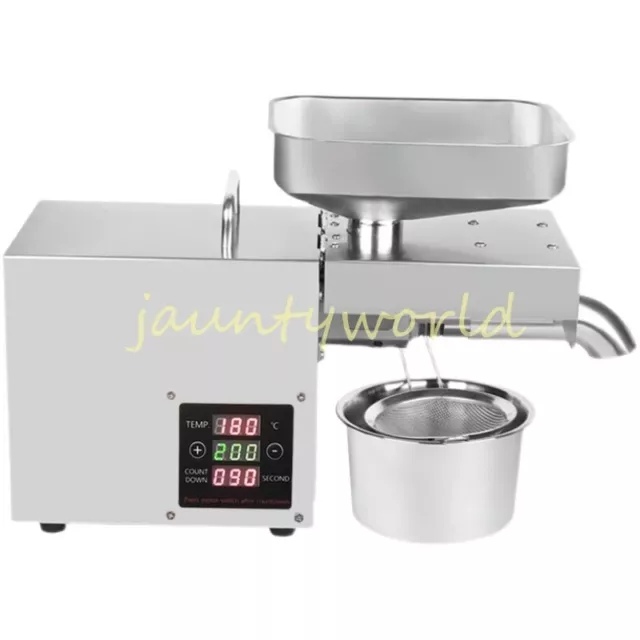 ONE Automatic Oil Press Machine Oil Extraction Extractor Expeller Olive Peanut