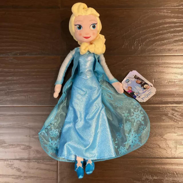 Disney Frozen Elsa Plush Doll Toy 20" tall, Disney Store Elsa Princess