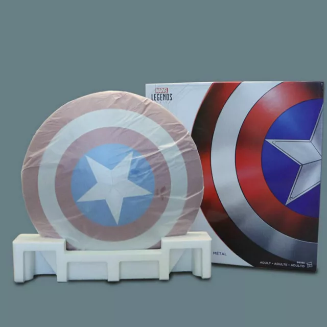 Marvel Legends Captain America 75th Anniversary 1:1 Metal Shield In BOX STOCKED
