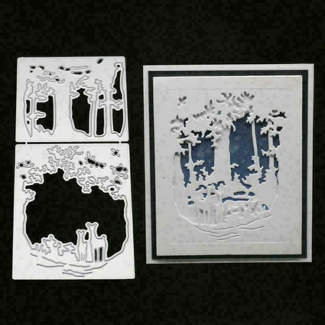 Tree Metal Cutting Dies Stencils Scrapbooking DIY Embossing Album Card Tool