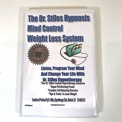 Juego de 4 cassetes Dr. Stiles hipnosis sistema de pérdida de peso hipnoterapia