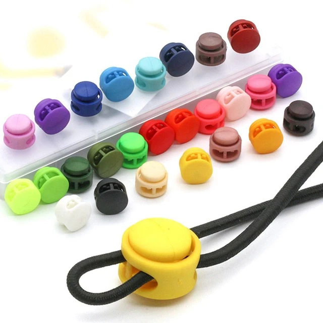 10PCS DIY SHOELACE Rope Clamp Paracord Lanyard Toggle Clip Buckle 6.08