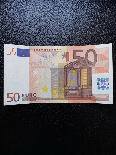 Billet De 50 Euros Année 2002 Signé Jean-Claude Trichet Série X