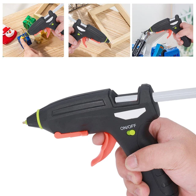Kit de fusión caliente recargable USB de pegamento mini inalámbrico con 5 piezas de memorias hágalo usted mismo artesanía JY