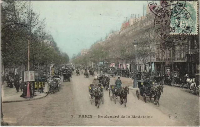 CPA PARIS 9e Boulevard de la Madeleine (998436)