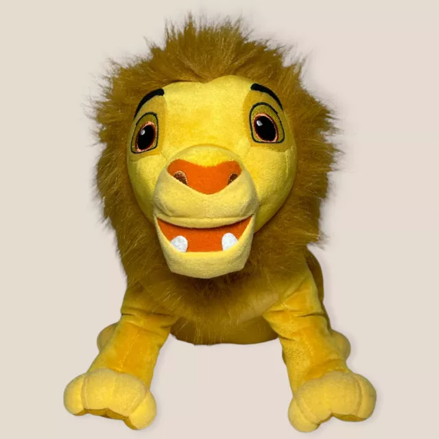 DISNEY SIMBA PLUSH The Lion King Adult #10260 Hasbro 2003 Lion Plush ...