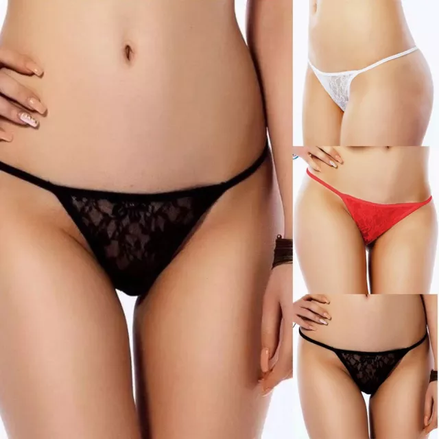 Primark Ladies 3PK Thong G string Brief Womens Underwear Knicker Underpants  NeT