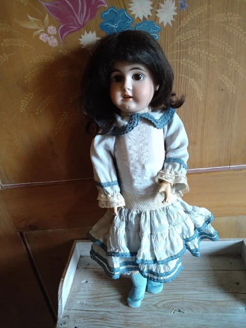 Albert MARQUE 28 CM 11 inch Poupée Ancienne Reproduction Antique doll