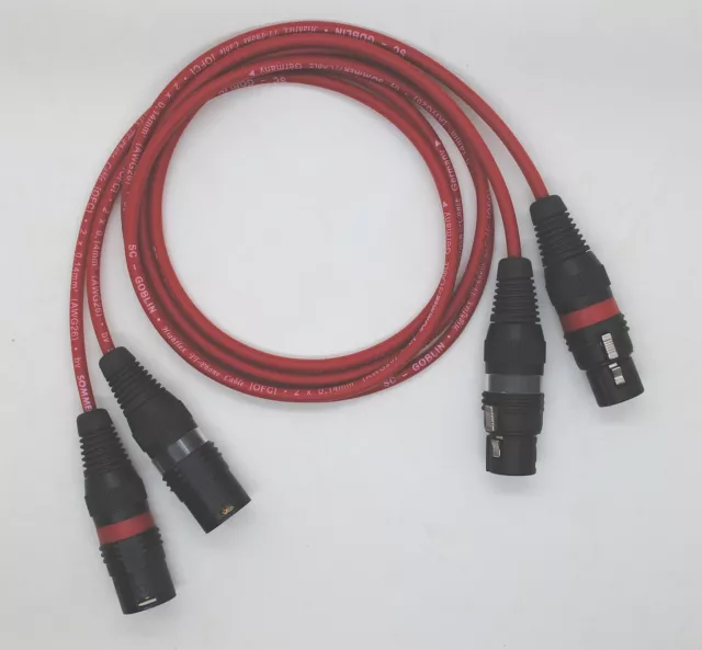 ✅Sommercable GOBLIN rot / symm. XLR-Kabel / sehr preiswert / Hicon Connect✅