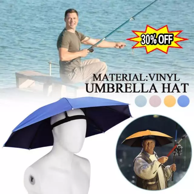 Sun Hat Novelty Outdoor Hat Fishing Festival Golf Foldable Sun Hat Umbrella·-