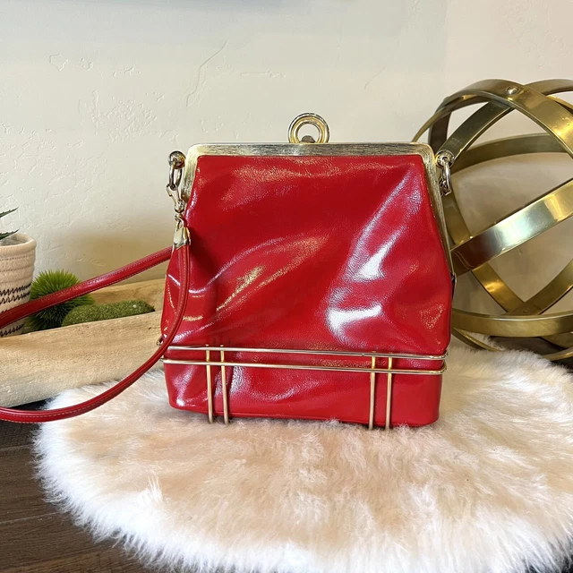 Vintage Made in Italy ROSENFELD Caged Red Purse Bag Handbag Vintage Made in Italy ROSENFELD Caged Red Purse Bag Handbag