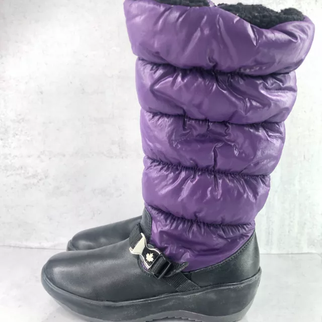 Pajar Women 7 US / 38 EU Shoes Purple Black Snow Winter Boots