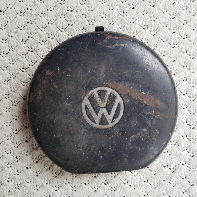 VINTAGE VOLKSWAGEN VW Hazet Round Box Spare Tire Tool Kit Bus Bug