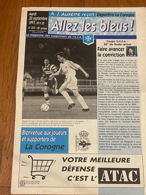 Standard Liège 2-2 Auxerre - November 24, 1992 / (C3) UEFA Cup 1992/1993