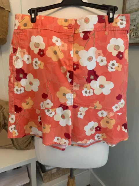 Ann Taylor Loft Stretch Floral Peplum Bottom Skirt- Sz. 10- EUC