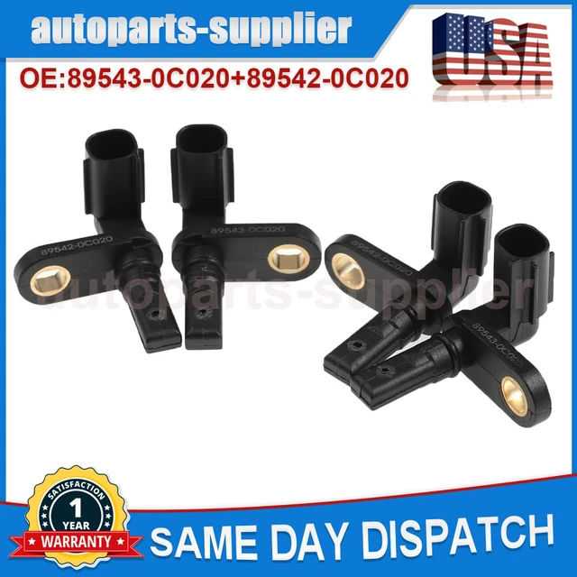 4PCS ABS WHEEL Speed Sensor Front/Rear Right & Left Fits Toyota Tundra