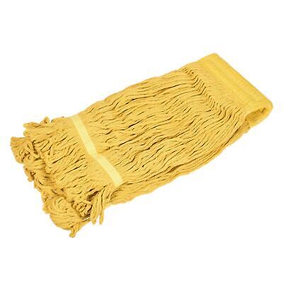 Commercial Mop Heads Replacement 40x27cm Cotton Yarn Floor Cleaning Pads Yellow