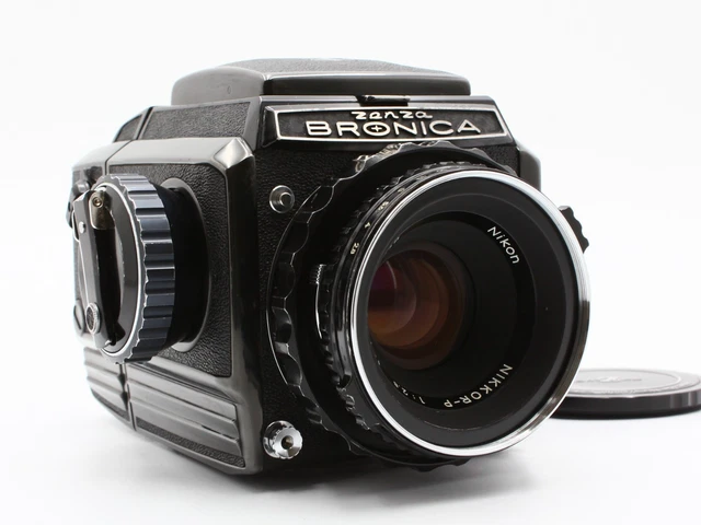 ZENZA BRONICA S2A 6x6 Film Camera NIKKOR-P 75mm f/2.8 Lens from