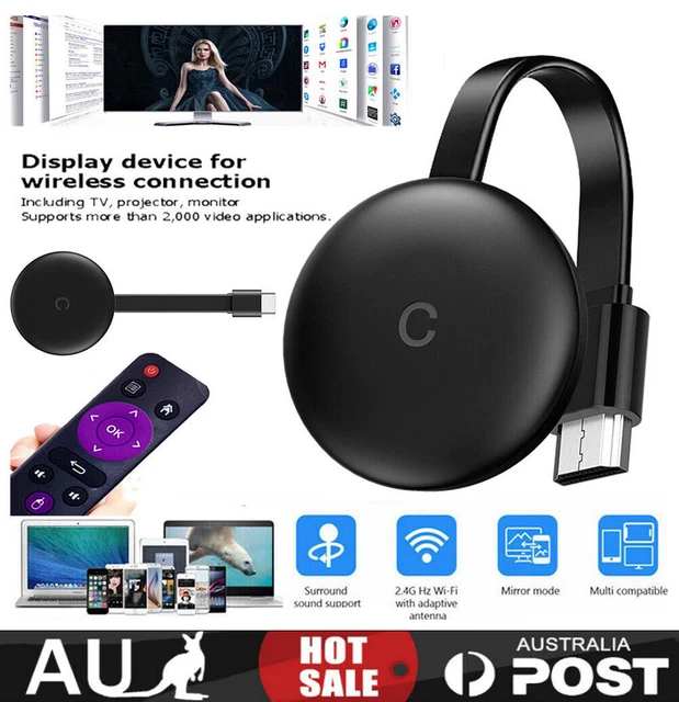 For Chromecast HDMI Wireless Display TV Dongle Dual Band Display Receiver Video